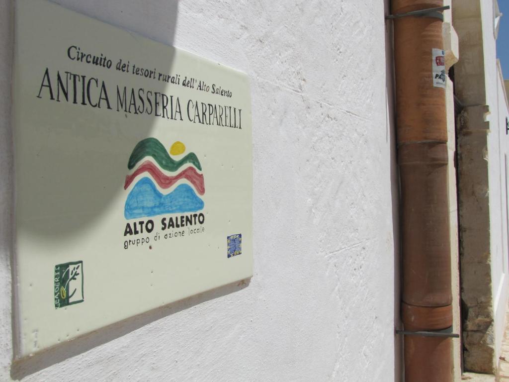 בית הארחה אוסטוני 	Antica Masseria Carparelli מראה חיצוני תמונה